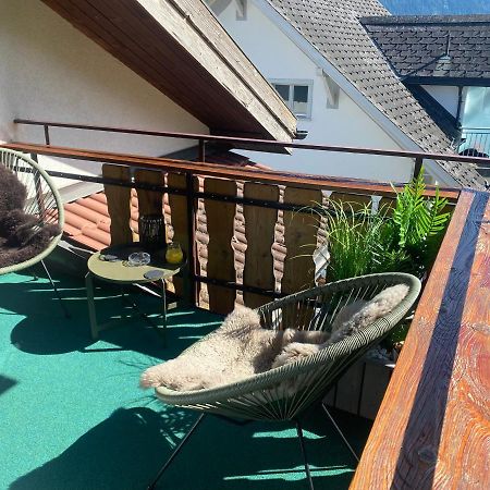 Dachwohnung in der Mitte von Laax-Dorf Exterior foto