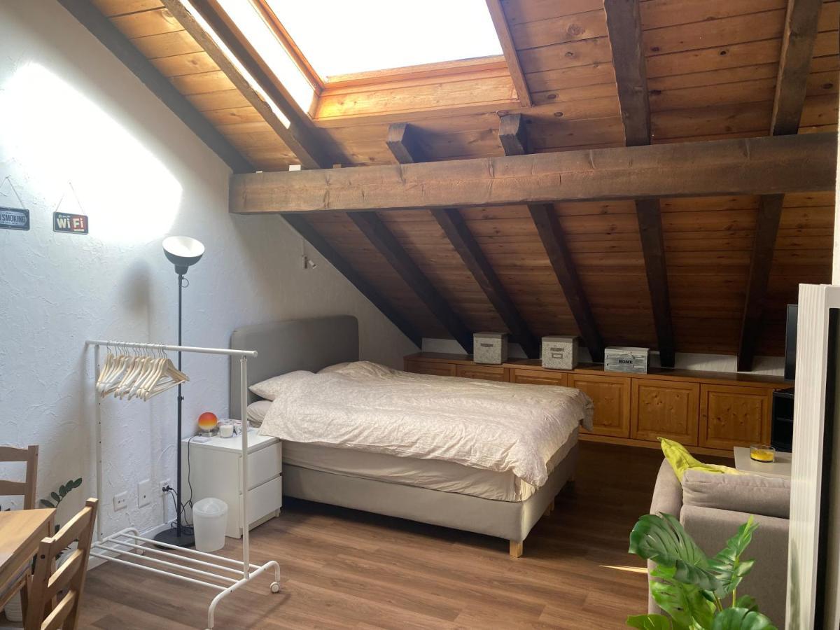 Dachwohnung in der Mitte von Laax-Dorf Exterior foto