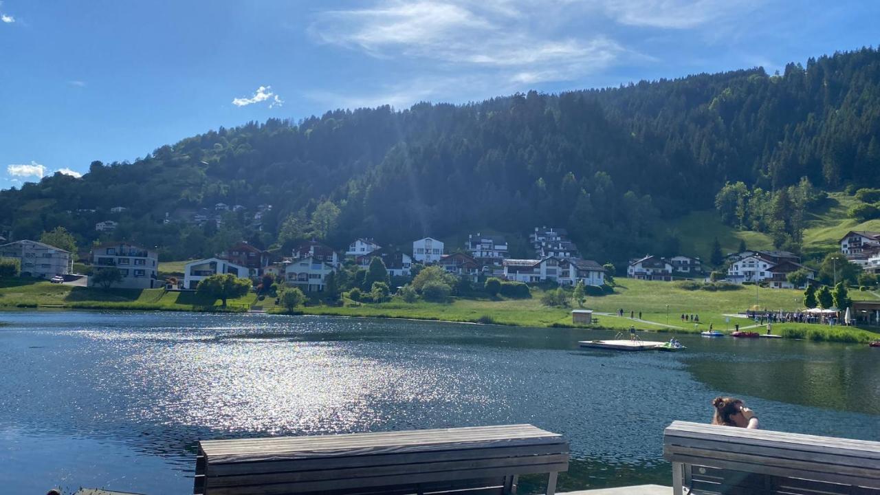 Dachwohnung in der Mitte von Laax-Dorf Exterior foto
